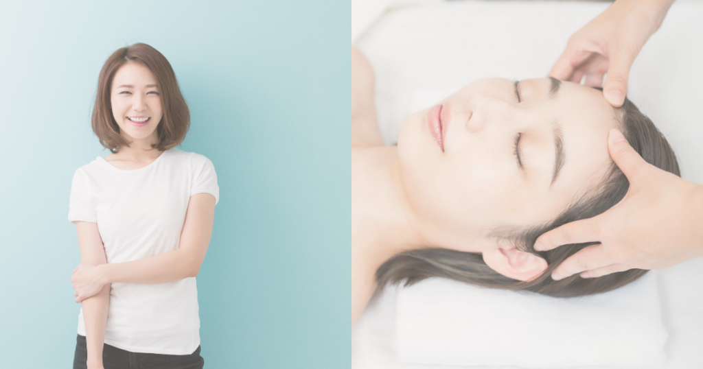 心や体がリフレッシュし穏やかになっている女性